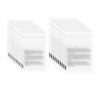 sourcing map 200pcs Self Sealing Clear Poly Bags with Suffocation Warning, 23x29.5cm,28x34.5cm Clear Poly Shipping Bags with Extra Strong Adhesive for Retail Supply Packaging