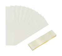 sourcing map 200Pcs Shrink Bands, 28x105mm PVC Clear Perforated Shrink Bands, Heat Shrink Wrap Bands for Bottles, Jars Seal, Lip Gloss Tubes Fits Cap Diameter 65mm
