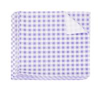 sourcing map 200pcs Square Checkered Wax Paper Sheets 7.09" x 7.09" Oil-Absorbing Dry Food Wrapping Paper for Sandwich Baking Paper Liners Picnic Basket Bread Hamburger Wrap Kitchen, Purple