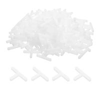 sourcing map 200pcs Tile Spacers 3mm Hard Plastic t Type Tiles Leveler Spacer Installation Ceramic Spacing Clips for Wall Floor