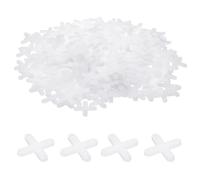 sourcing map 200pcs Tile Spacers 4mm Hard Plastic Cross Tiles Leveler Spacer Installation Ceramic Spacing Clips for Wall Floor