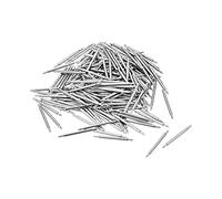 sourcing map 200pcs Watch Band Link Pin 1.5mm Dia Stainless Steel Double Flanged End Spring Bar Pins for 20mm Watch Band Strap