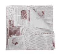 sourcing map 200pcs Wax Paper Sheets Square Sheets 12" x 12" Old Newspaper Style Food Wrapping Paper for Sandwich Baking Paper Liners Picnic Basket Bread Hamburger Wrap Kitchen, White