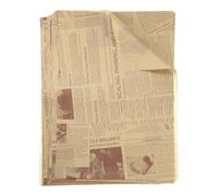 sourcing map 200pcs Wax Paper Sheets Square Sheets 9" x 13" Old Newspaper Style Food Wrapping Paper for Sandwich Baking Paper Liners Picnic Basket Bread Hamburger Wrap Kitchen, Brown