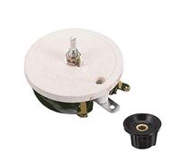 sourcing map 200W 10R Ohm Wirewound Ceramic Potentiometer Variable Rheostat Resistor with Knob
