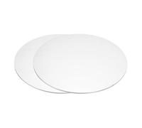 sourcing map 200x2mm Stainless Steel Disc, Metal Circle Stamping Blank Tags Round Circle Plate for Crafts Metal Stamping Sanding Laser Engraving and Jewelry Making Name Tag, Silver