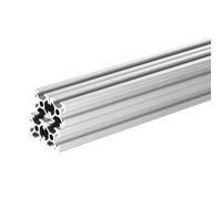 sourcing map 2020 T Slot Aluminum Extrusion 200mm(7.9 Inch) Silver European Standard Anodized Linear Rail for 3D Printer Laser Engraving Machine 4 Pcs