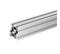 sourcing map 2020 T Slot Aluminum Extrusion 250mm(9.8 Inch) Silver European Standard Anodized Linear Rail for 3D Printer Laser Engraving Machine 4 Pcs