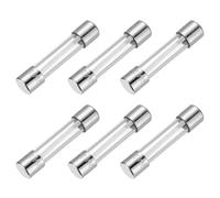 sourcing map 20A 250V 5x20mm Time Delay Glass Fuse UL Listed Slow Blow Fuse for Home Appliances(Pack of 6)