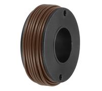 sourcing map 20AWG Stranded PVC Hookup Wire 10M/33ft Brown, Electrical UL1007 Spool Tinned Copper Wire for Internal Connecting, Marine