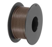sourcing map 20AWG Stranded PVC Hookup Wire 15M/49ft Brown, Electrical UL1007 Spool Tinned Copper Wire for Internal Connecting, Marine