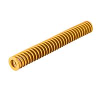 sourcing map 20mm OD 150mm Long Spiral Stamping Light Load Compression Die Spring Yellow
