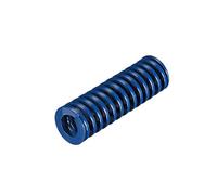 sourcing map 20mm OD 60mm Long Spiral Stamping Light Load Compression Die Spring Blue 1Pcs