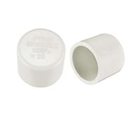 sourcing map 20mm PVC Pipe Cap Fitting, Slip Socket External End Caps 10 Pcs