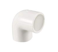 sourcing map 20mm Slip 90 Degree PVC Pipe Fitting Elbow Coupling Connector 10 Pcs