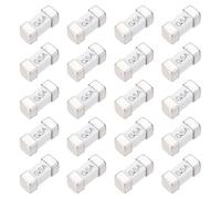 sourcing map 20Pack 125V 0.5A Surface Mount Device Fuse, One Time Fast Acting Surface Mount 1808 Square Ceramic Fuses for LED Lighting Battery Devices Telecom System Over Current Protection