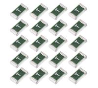 sourcing map 20Pack 24V 5A Surface Mount Device Fuse, One Time Fast Acting Surface Mount 1206 Square Ceramic Fuses for LED Lighting Battery Devices Telecom System Over Current Protection