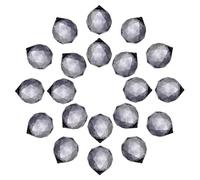 sourcing map 20Pack Crystal Ball Prism, 30mm/1.2" Decorative Ball Sun Shine Catcher Suncatcher Beads for Chandelier Window Wedding Decoration Home Decor, Grey