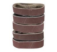 sourcing map 20pcs 1.2 x 13" Sanding Belts 4pcs Each of 120/320/600/800/1000 Grit Aluminium Oxide Flush Joint Belt Sander Paper for Metal Woodworking Automotive Repair