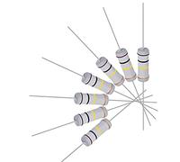 sourcing map 20Pcs 100K Ohm Resistor, 3W 5% Tolerance Metal Oxide Film Resistors, Lead, Flame Proof for DIY Electronic Projects and Experiments