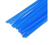 sourcing map 20pcs 13 Inch Plastic Welding Rods PE Welding Strips Welder Rods for Plastic Welder,Car Bumper, Kayak Repair, Blue