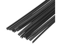 sourcing map 20pcs 13 Inch Plastic Welding Rods PE Welding Strips Welder Rods for Plastic Welder,Car Bumper, Kayak Repair, Black