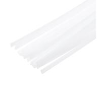 sourcing map 20pcs 13 Inch Plastic Welding Rods PP Welding Strips Welder Rods for Car Bumper, Kayak Repair, Plastic Welder, White