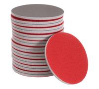 sourcing map 20pcs 1500 Grit Sanding Sponge 4 Inch Hook and Loop Sponge Sanding Disc for Orbital Sander, Wet/Dry Use Sponge Buffer for Car Wood Drywall Metal Furniture Polishing