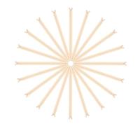 sourcing map 20Pcs 16 Inch #3 Nylon Coil Zippers for Sewing, Close End Sewing Zipper Supplies Bulk Zippers for Tailor Crafts, Dresses, Pillows DIY Crafter's Special, Beige