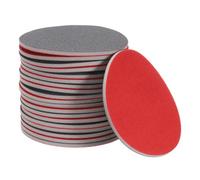 sourcing map 20pcs 180 Grit Sanding Sponge 6 Inch Hook and Loop Sponge Sanding Disc for Orbital Sander, Wet/Dry Use Sponge Buffer for Car Wood Drywall Metal Furniture Polishing