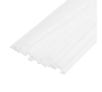 sourcing map 20pcs 20 Inch Plastic Welding Rods PP Welding Strips Welder Rods for Car Bumper, Kayak Repair, Plastic Welder, White