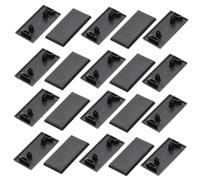 sourcing map 20Pcs 2040 V-Slot 4.2mm Hole Dia EU Standard Aluminum Profile End Cap 20x40mm/0.79x1.58in ABS Aluminum Extrusion Plug for 3D Printer, CNC