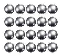 sourcing map 20pcs 20mm Carbon Steel Bearing Balls Precision Polished
