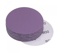 sourcing map 20Pcs 3-Inch Purple Sanding Discs 800 Grits Hook and Loop Professional Aluminum Oxide Sand Paper Wet Dry Polish for Wood Metal Paint Finishing