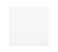 sourcing map 20pcs 3"x3" Plastic Mesh Canvas Sheet 6 Count Needlepoint Blank Canvas for Embroidery Knit Crochet Acrylic Yarn Crafting, Clear White