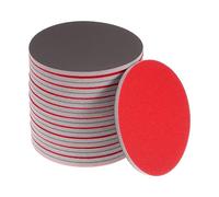 sourcing map 20pcs 3000 Grit Sanding Sponge 5 Inch Hook and Loop Sponge Sanding Disc Wet/Dry for Car Wood Drywall Metal