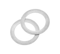sourcing map 20Pcs 304 Stainless Steel Flat Washers, M30x42x0.3mm Ultra Thin Flat Spacers, Flat Ring Fasteners for Bolts Screws, Electronic Repair, Automotive, Mechanical Industry