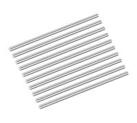 sourcing map 20Pcs 304 Stainless Steel Rods, 3mm x 77mm Metal Solid Shaft Round Rod Lathe Bar Stock for Model Plane Cars Ship DIY Craft Metal Working