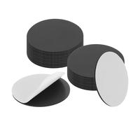 sourcing map 20Pcs 40 x 1.2mm Round Magnets Dots with Adhesive Backing, Rubber Magnets Stickers Self Adhesive Magnetic Discs for Fridge Whiteboard DIY Craft Office Classroom Home