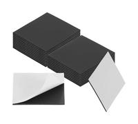 sourcing map 20Pcs 40 x 1.3mm Square Magnets Dots with Adhesive Backing, Rubber Magnets Stickers Self Adhesive Magnetic Discs for Fridge Whiteboard DIY Craft Office Classroom Home