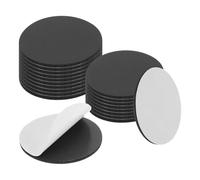 sourcing map 20Pcs 40 x 1.7mm Round Magnets Dots with Adhesive Backing, Rubber Magnets Stickers Self Adhesive Magnetic Discs for Fridge Whiteboard DIY Craft Office Classroom Home
