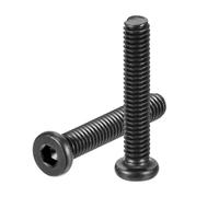 sourcing map 20Pcs 5/16-18x1-3/4" Furniture Bolt, Round Head Hex Socket Cap Screws Bolts Carbon Steel for Bed Tables Chairs Furniture