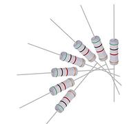 sourcing map 20Pcs 5.1K Ohm Resistor, 3W 5% Tolerance Metal Oxide Film Resistors, Lead, Flame Proof for DIY Electronic Projects and Experiments