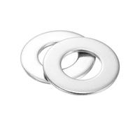 sourcing map 20Pcs 5/8 Flat Washer, 304 Stainless Steel 0.656" ID x 1.312" OD x 0.095" Thick for Bolt Screw, Factories Repair, Kitchens, Shops, and Outdoor Construction, Silver