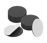 sourcing map 20Pcs 50 x 1.7mm Round Magnets Dots with Adhesive Backing, Rubber Magnets Stickers Self Adhesive Magnetic Discs for Fridge Whiteboard DIY Craft Office Classroom Home