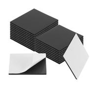 sourcing map 20Pcs 50 x 2.3mm Square Magnets Dots with Adhesive Backing, Rubber Magnets Stickers Self Adhesive Magnetic Discs for Fridge Whiteboard DIY Craft Office Classroom Home