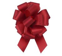 sourcing map 20pcs 6" Glitter Car Large Pull Bow Gift Wrapping Bows for Christmas Flower Presents Birthday Wedding Car, Red