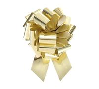 sourcing map 20pcs 6 Inch Metallic Large Big Pull Bow Gift Wrapping Bows Ribbon for Wedding Car Baskets Presents Christmas Bow, Gold