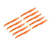 sourcing map 20Pcs 6035 RC Propellers Blade Prop 2 Vane 15.2cm Dia Plastic for RC Aircraft Quadcopter Prop Replacement, Orange with 9 Plastic Washers