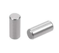 sourcing map 20Pcs 6mm x 14mm Dowel Pin 304 Stainless Steel Wood Bunk Bed Dowel Pins Shelf Pegs Support Shelves Silver Tone